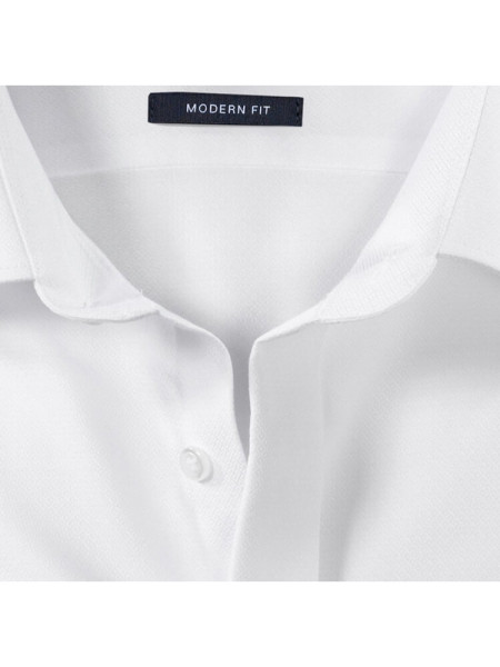 OLYMP Regular Fit Hemd Weiß New Kent Struktur