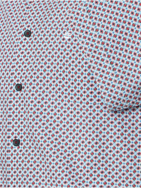 REDMOND Comfort Fit Hemd Rot Kent Print - Ansicht 2