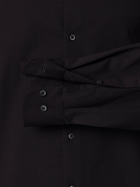 VENTI Comfort Fit Hemd Schwarz Kent Jersey - Ansicht 2