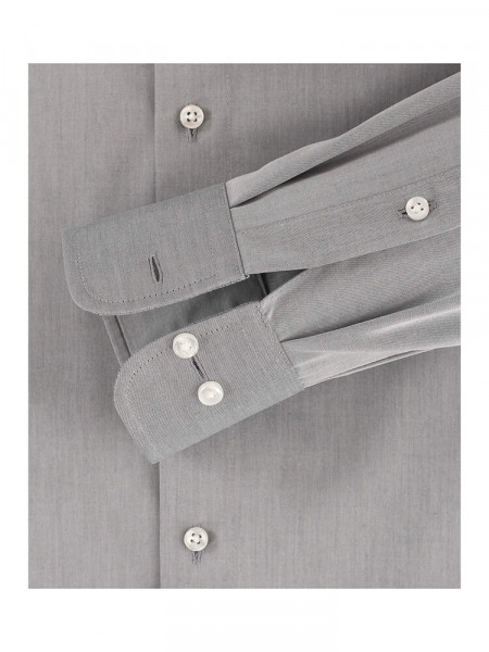 CASAMODA Comfort Fit Hemd Hellgrau Kent Popeline - Ansicht 2