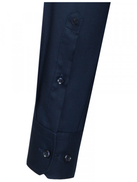 SEIDENSTICKER Regular Fit Hemd Marine Business Kent Struktur - Ansicht 1