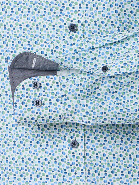 CASAMODA Comfort Fit Hemd Grün Button-Down Easy Care  - Ansicht 2