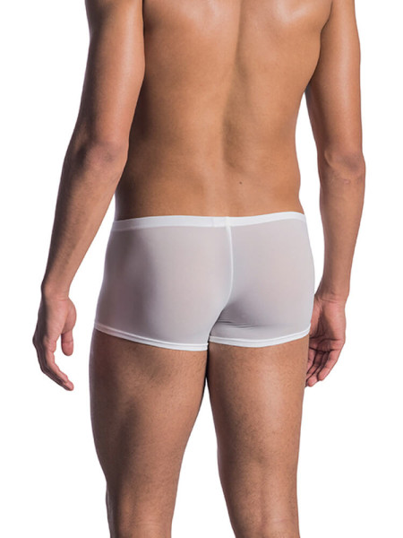 OLAF BENZ Regular Fit Weiß Microfaser