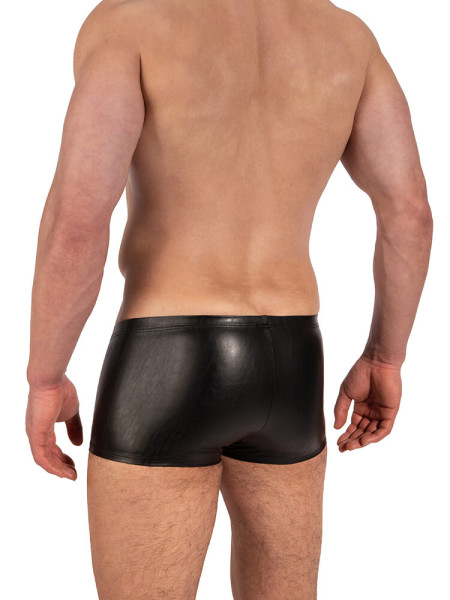MANSTORE Regular Fit Schwarz Microfaser