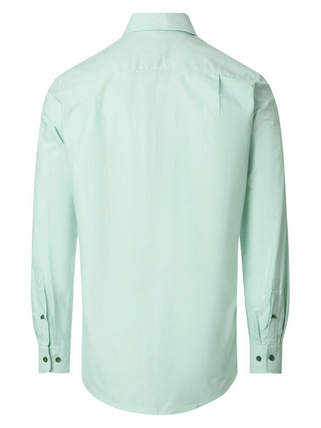 REDMOND Regular Fit Hemd Grün Button-Down Fein Oxford