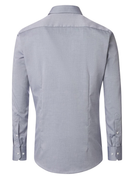 VENTI Regular Fit Hemd Rauchblau Button-Down Fein Oxford