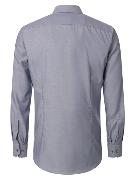 VENTI Regular Fit Hemd Anthrazit Kent Popeline