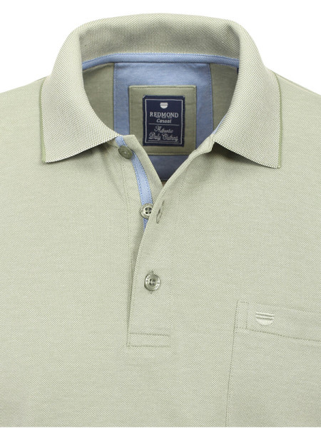 REDMOND Poloshirt Grün Jersey - Ansicht 1