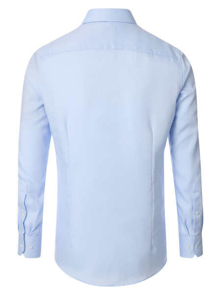 VENTI Regular Fit Hemd Hellblau Button-Down Fein Oxford