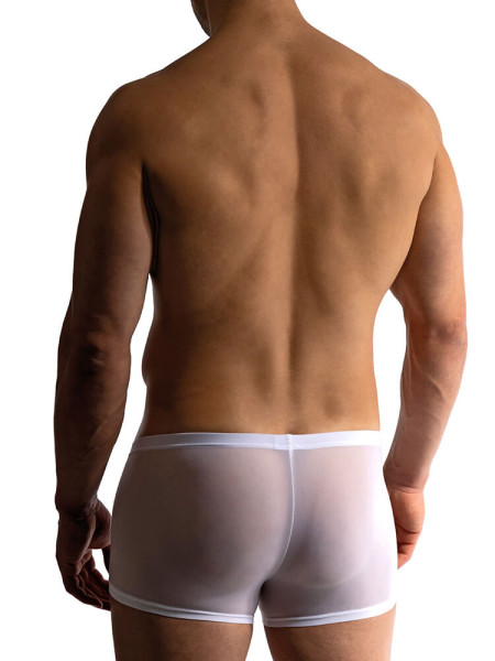 MANSTORE Regular Fit Weiß Microfaser