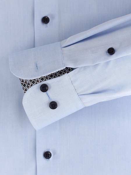 CASAMODA Comfort Fit Hemd Hellblau Kent Popeline - Ansicht 2