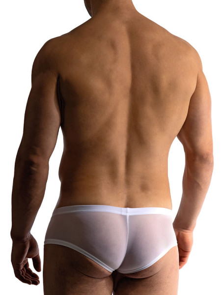 MANSTORE Regular Fit Weiß Microfaser