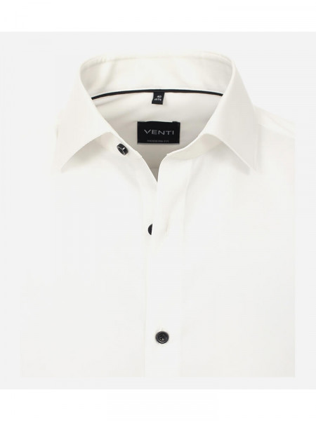 VENTI Regular Fit Hemd Hellbeige Kent Popeline - Ansicht 1