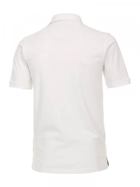 CASAMODA Poloshirt Weiß Piqué