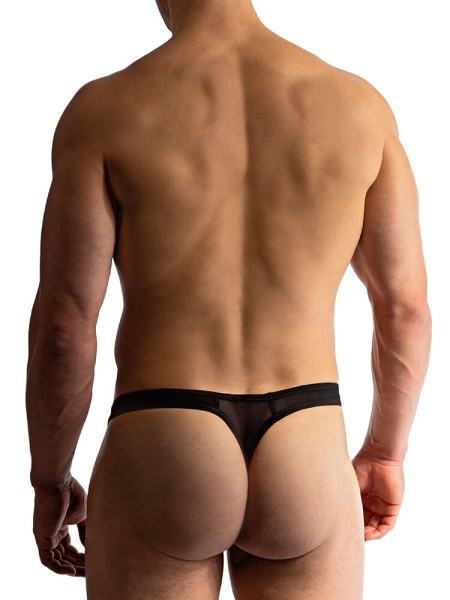 MANSTORE Regular Fit Schwarz Microfaser