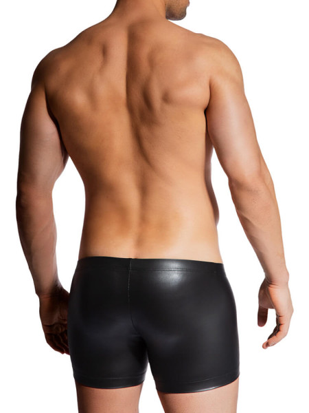 MANSTORE Regular Fit Schwarz Microfaser