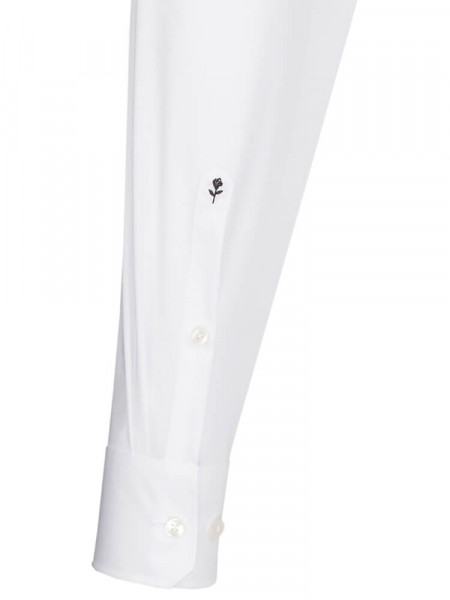 SEIDENSTICKER Comfort Fit Hemd Weiß Business Kent Popeline - Ansicht 1