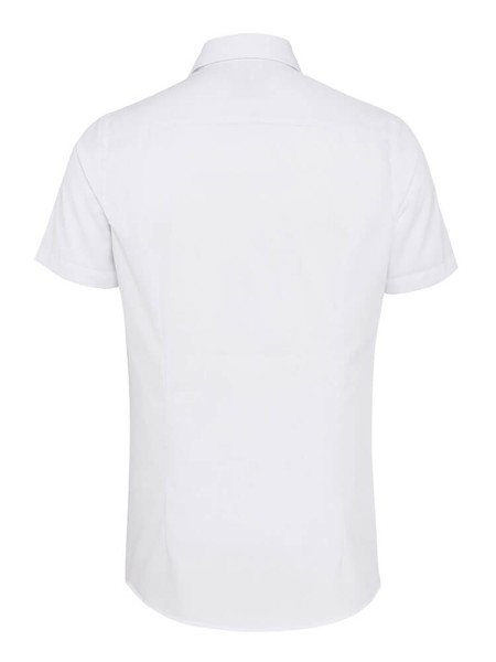 PURE Regular Fit Hemd Weiß Kent Popeline