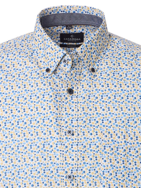 CASAMODA Regular Fit Hemd Hellbeige Button-Down Easy Care  - Ansicht 1