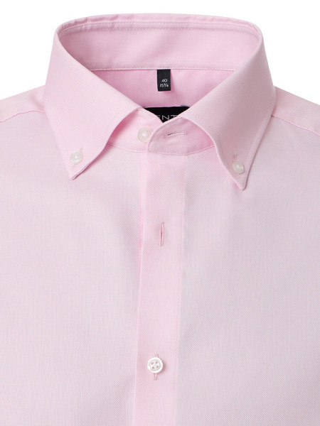 VENTI Regular Fit Hemd Rosé Button-Down Fein Oxford - Ansicht 1