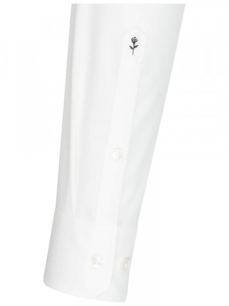 SEIDENSTICKER Slim Fit Hemd Hellbeige Business Kent Popeline - Ansicht 1