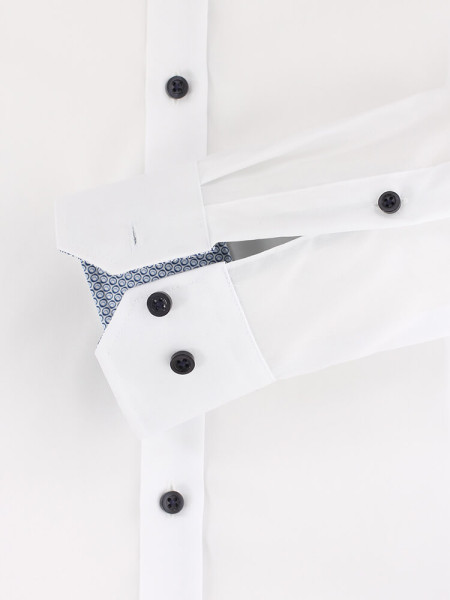 VENTI Slim Fit Hemd Weiß Kent Easy Care  - Ansicht 2