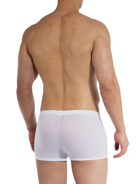 OLAF BENZ Regular Fit Weiß Microfaser