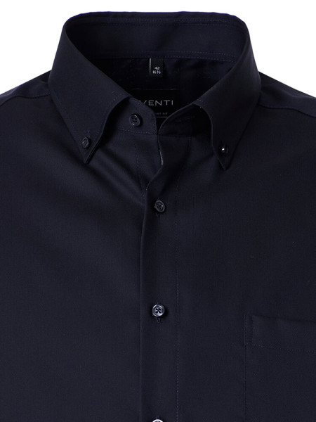 VENTI Comfort Fit Hemd Dunkelblau Button-Down Fein Oxford - Ansicht 1
