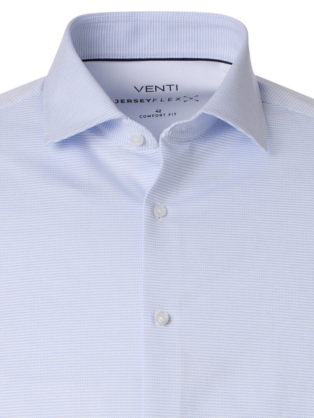 VENTI Comfort Fit Hemd Hellblau Kent Jersey - Ansicht 1