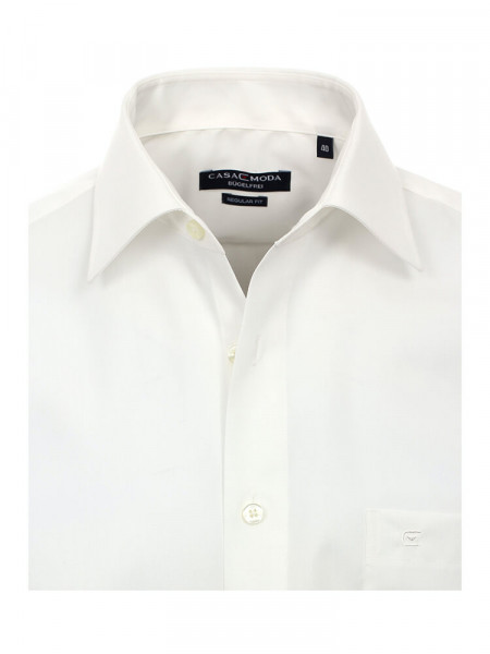 CASAMODA Comfort Fit Hemd Hellbeige Kent Popeline - Ansicht 1