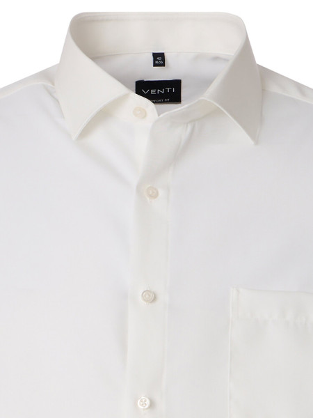 VENTI Comfort Fit Hemd Hellbeige Kent Twill - Ansicht 1
