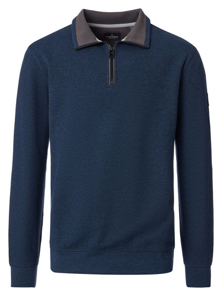 CASAMODA Dunkelblau Natté - Ansicht 3 | Hemden Ausstatter