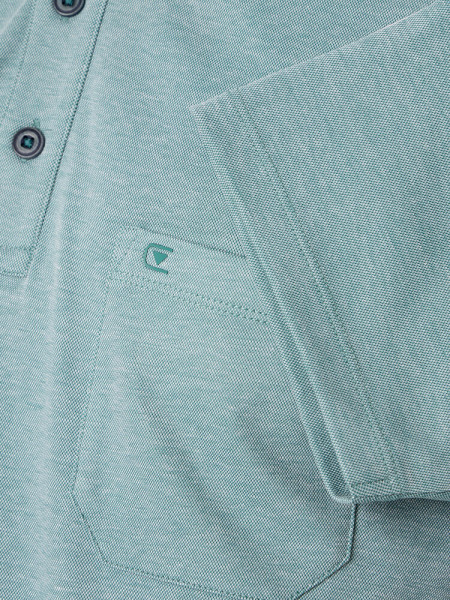 CASAMODA Poloshirt Grün Extrafeine Qualität - Ansicht 2