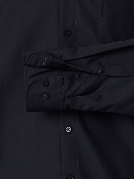 VENTI Comfort Fit Hemd Schwarz Kent Twill - Ansicht 2