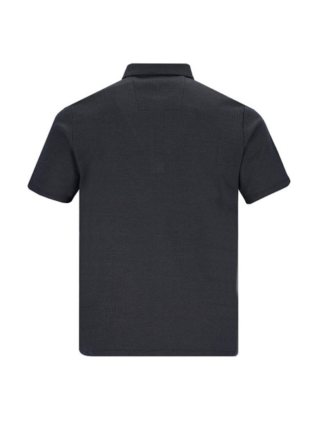 TOM RIPLEY Poloshirt Schwarz Extrafeine Qualität