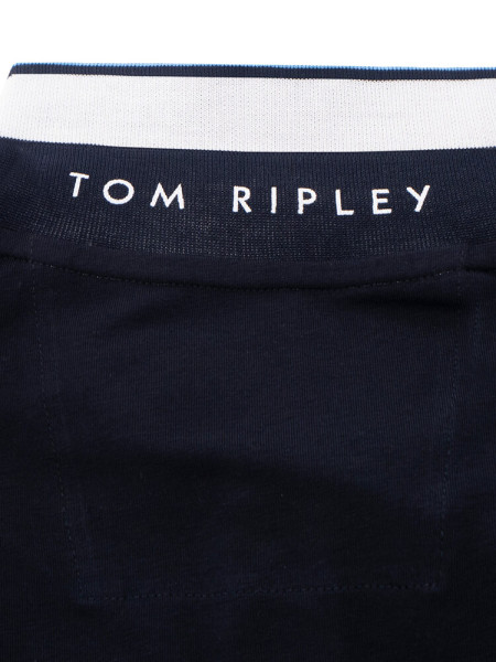 TOM RIPLEY Poloshirt Marine Extrafeine Qualität - Ansicht 1