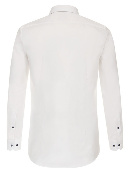 VENTI Slim Fit Hemd Weiß Kent Easy Care
