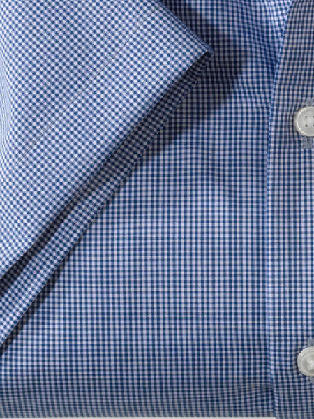 OLYMP Comfort Fit Hemd Dunkelblau New Kent Popeline - Ansicht 2