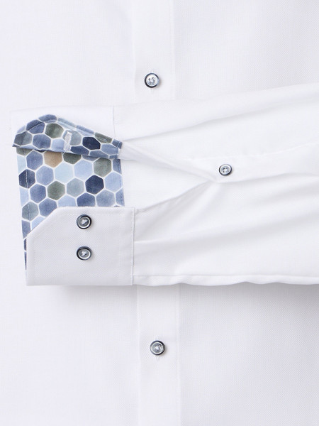 VENTI Regular Fit Hemd Weiß Kent Popeline - Ansicht 2