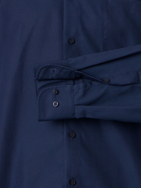 VENTI Comfort Fit Hemd Dunkelblau Kent Popeline - Ansicht 2