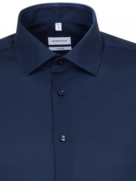 SEIDENSTICKER Tailored Fit Hemd Marine Business Kent Popeline - Ansicht 2