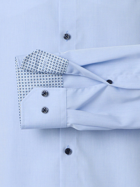 VENTI Comfort Fit Hemd Hellblau Kent Popeline - Ansicht 2
