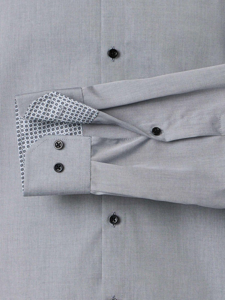 VENTI Regular Fit Hemd Anthrazit Kent Popeline - Ansicht 2