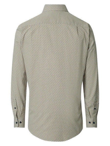 REDMOND Comfort Fit Hemd Hellbraun Kent Print