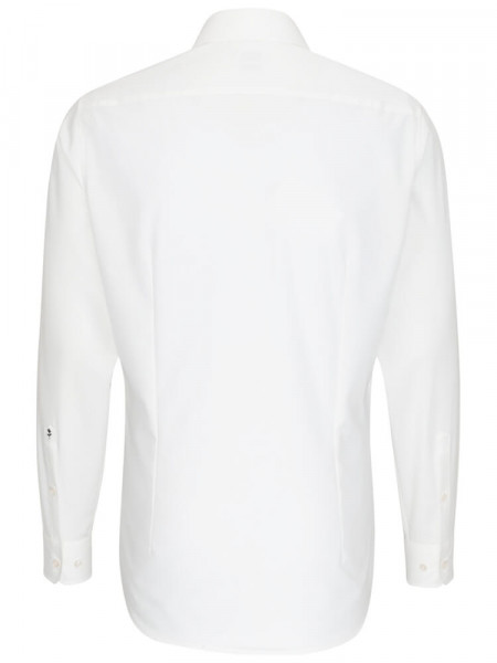 SEIDENSTICKER Tailored Fit Hemd Hellbeige Business Kent Popeline