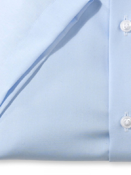 OLYMP Comfort Fit Hemd Hellblau New Kent Popeline - Ansicht 2