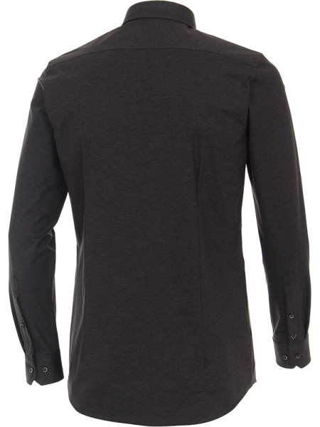 VENTI Slim Fit Hemd Anthrazit Kent Jersey
