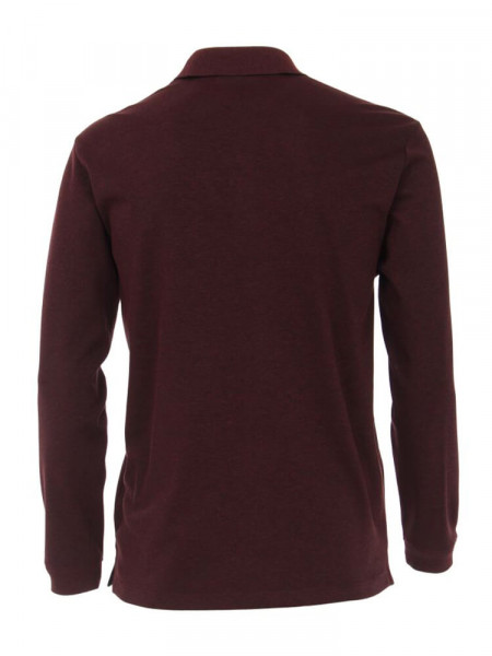 CASAMODA Poloshirt Dunkelrot Piqué