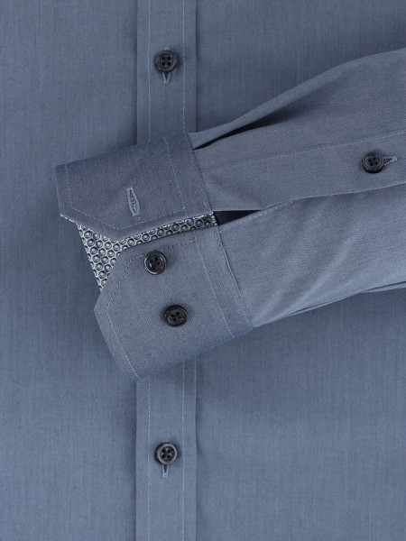 VENTI Slim Fit Hemd Mittelblau Kent Easy Care  - Ansicht 2