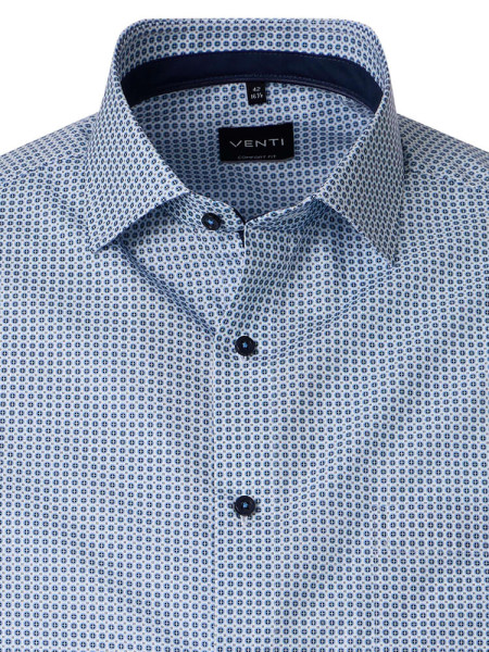 VENTI Comfort Fit Hemd Hellblau Kent Popeline - Ansicht 1